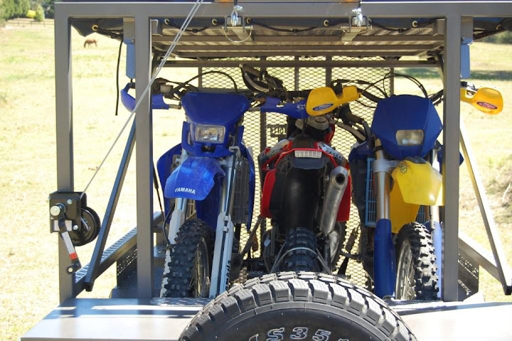 motorbike camper trailer